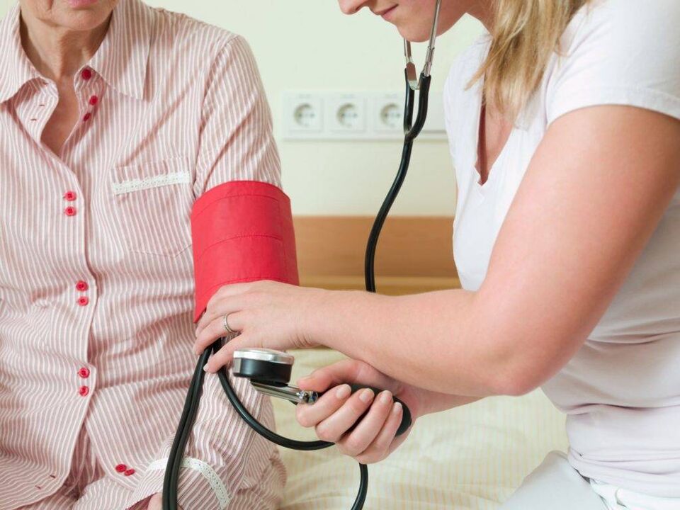 Pressure measurement in high blood pressure