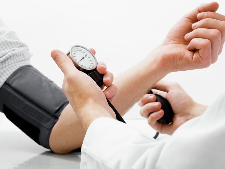 Pressure measurement in high blood pressure