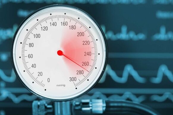High pressure indicators for high blood pressure